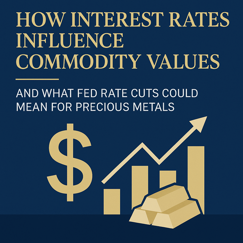 How Interest Rates Influence Commodity Values — and What Fed Rate Cuts Could Mean for Precious Metals