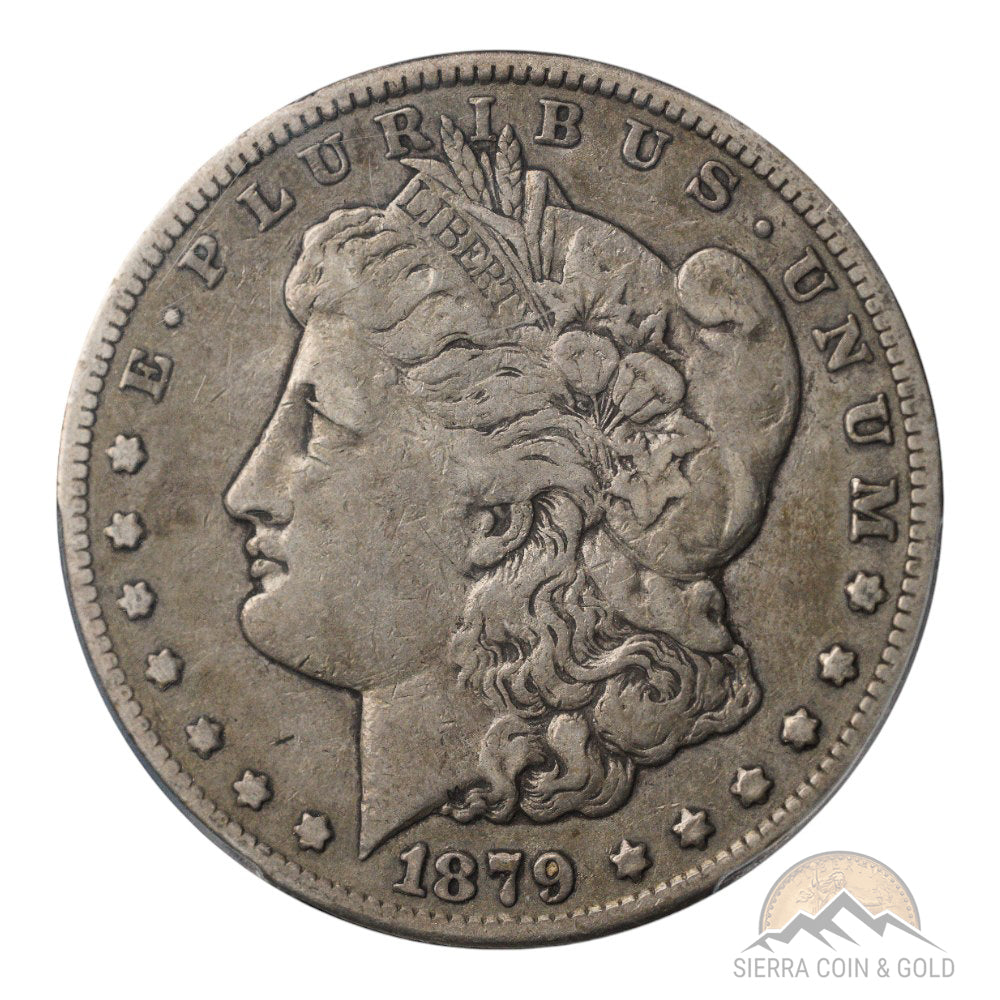 1879-CC Morgan Dollar PCGS VF30 Capped Die
