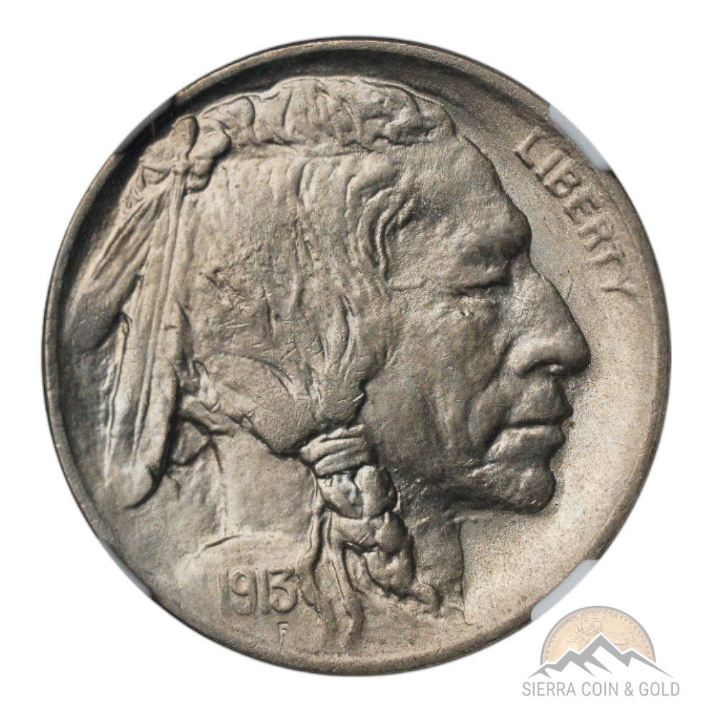 1913 Type 1 Buffalo Nickel NGC MS65