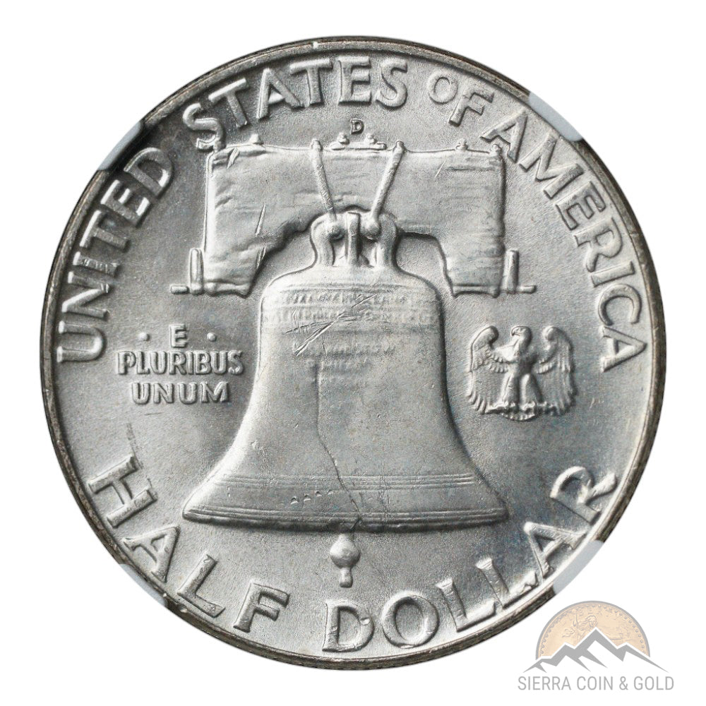 1959-D Franklin Half Dollar NGC MS65 FBL