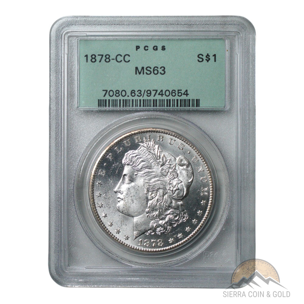 1878-CC Morgan Dollar PCGS MS63