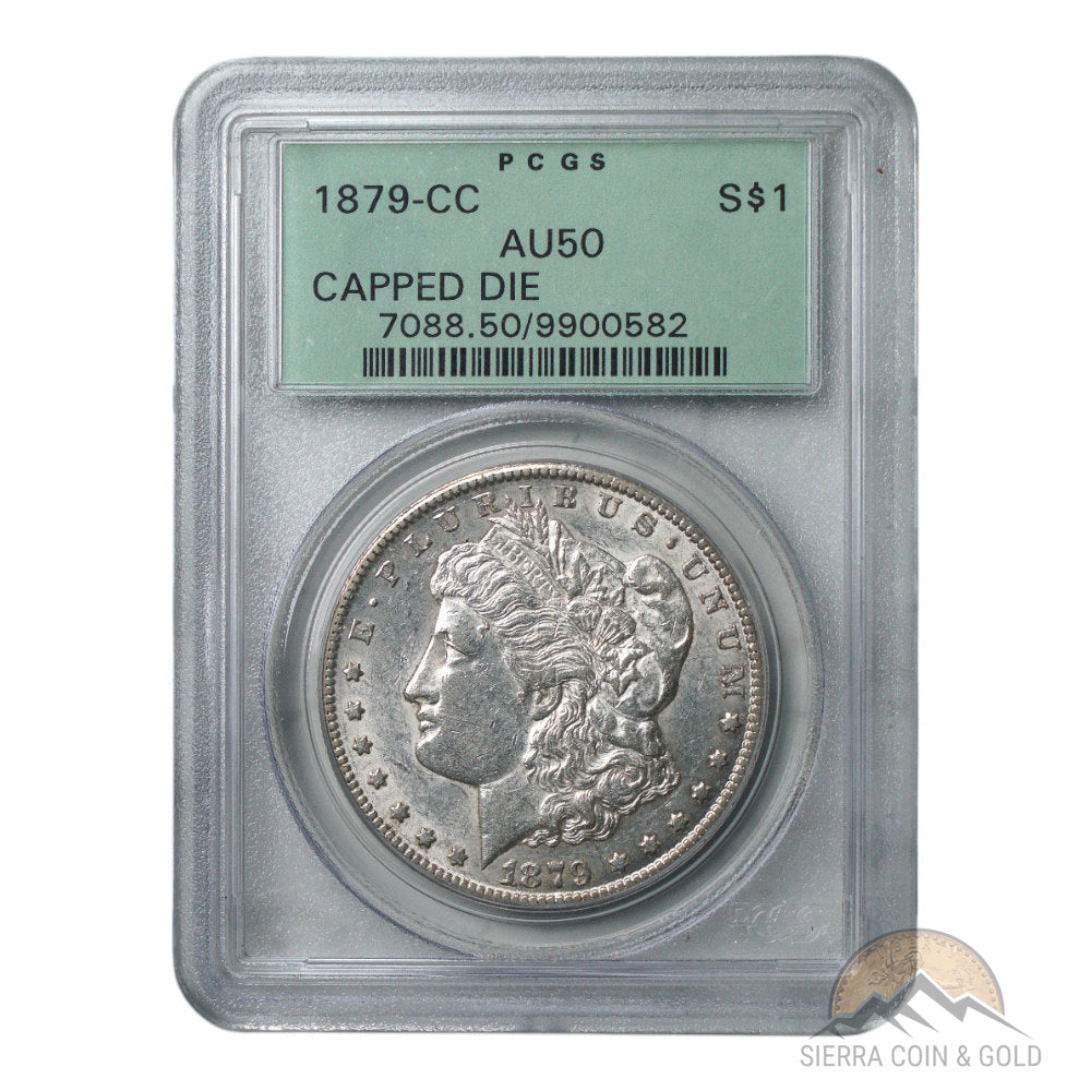 1879-CC Capped Die Morgan Dollar PCGS AU50