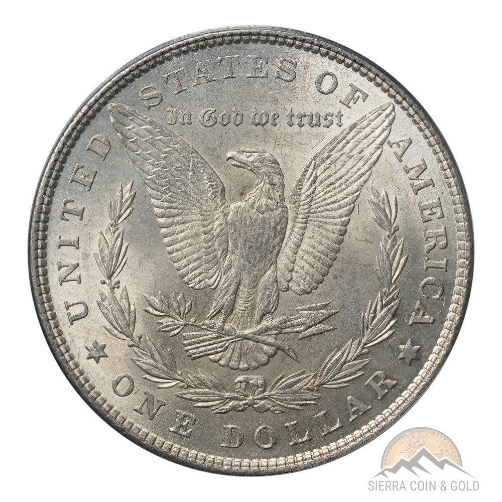 1878 7TF Reverse of 1879 Morgan Dollar PCGS MS62