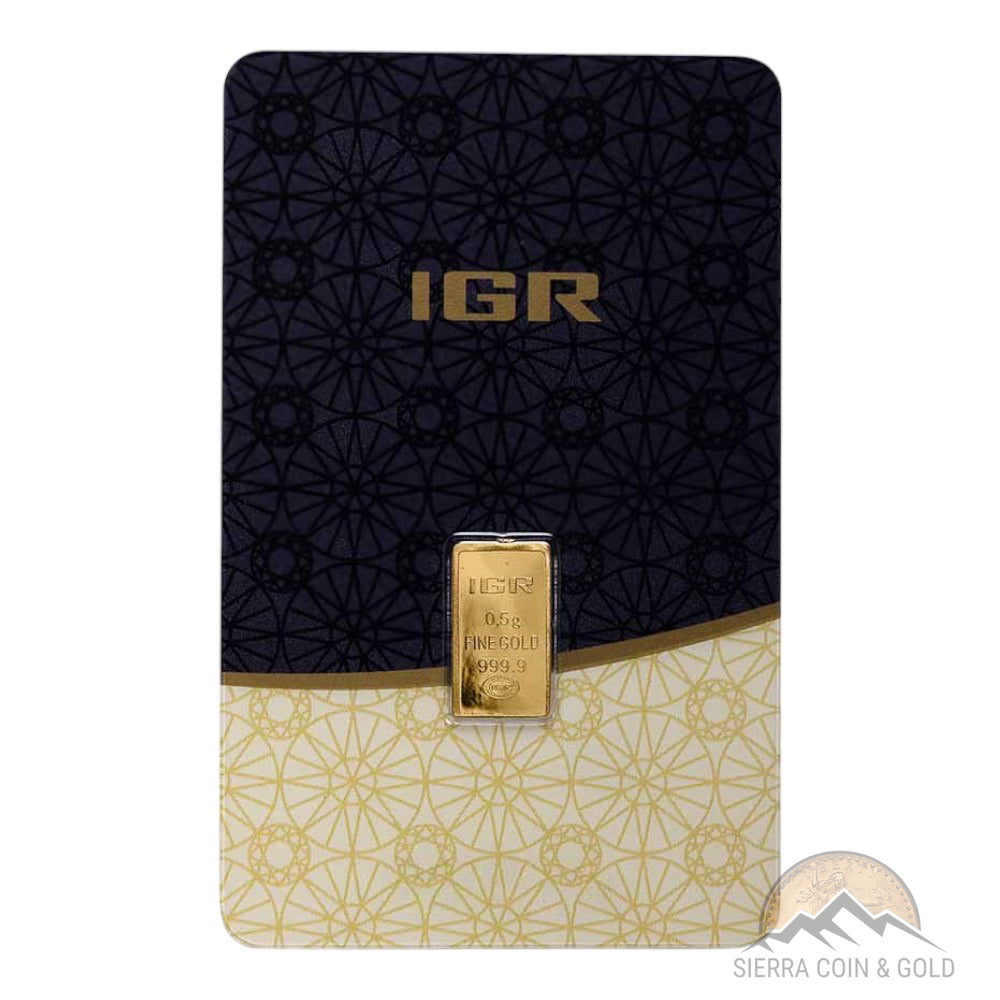 1/2 Gram Gold Bar (Our Choice)