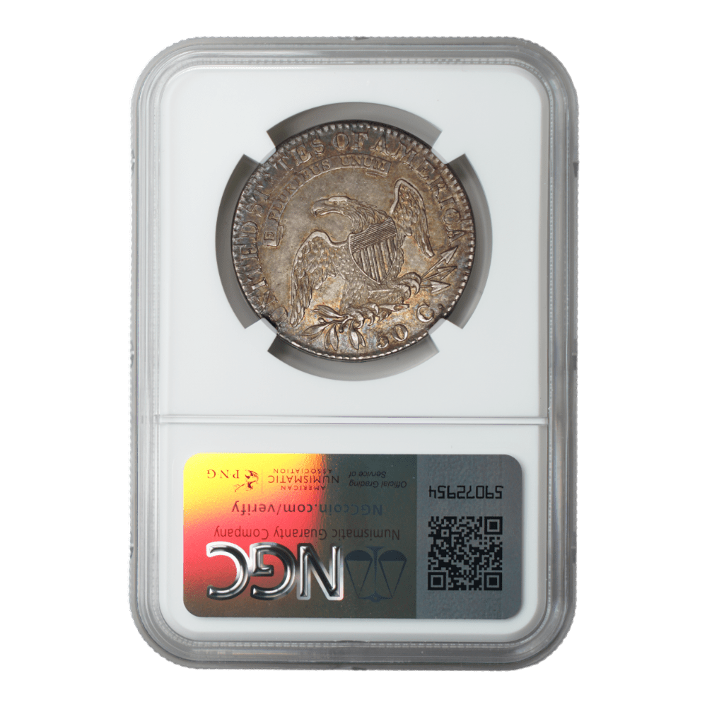 1824 Capped Bust Half Dollar NGC AU55 - SCG