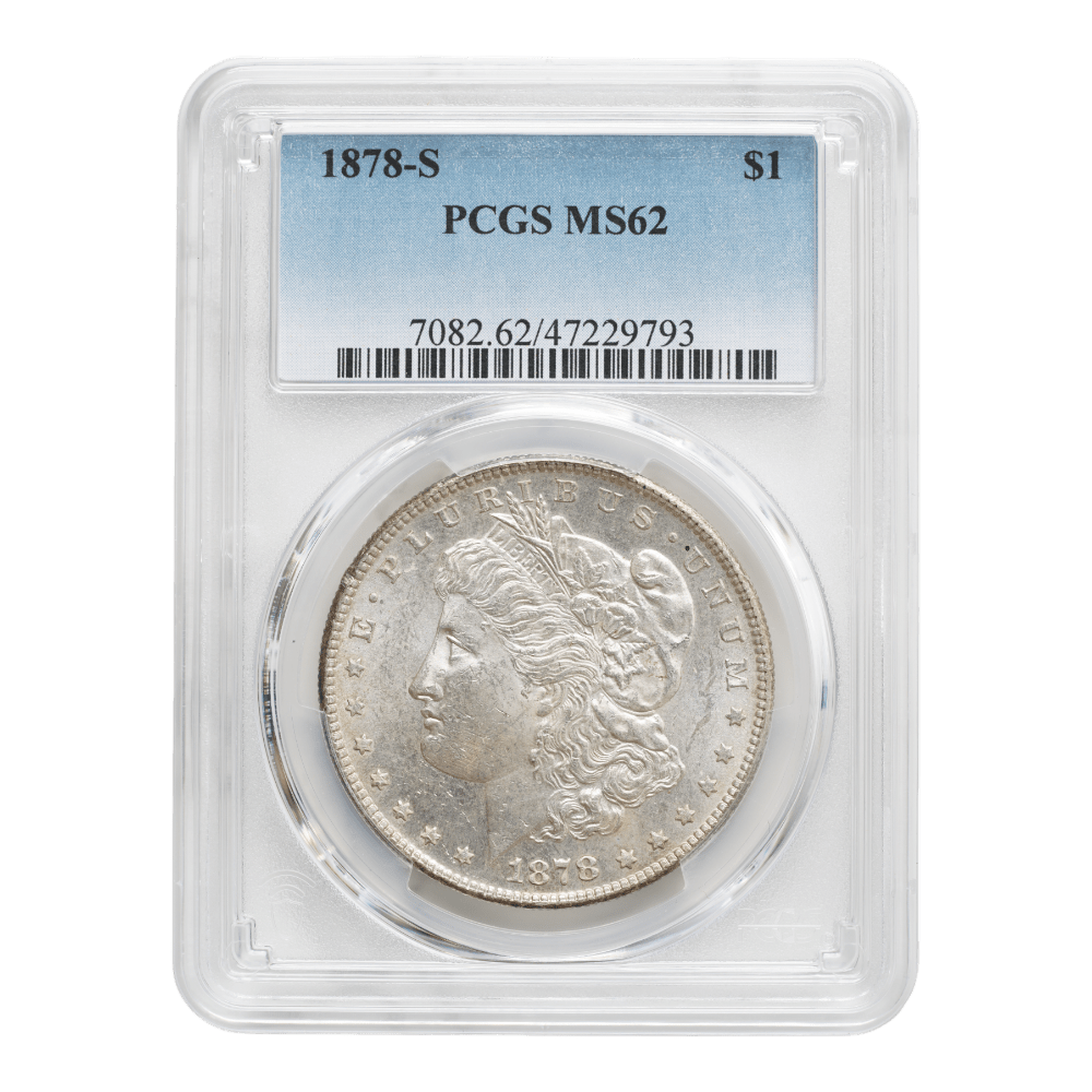 1878-S Morgan Dollar PCGS MS62 - SCG