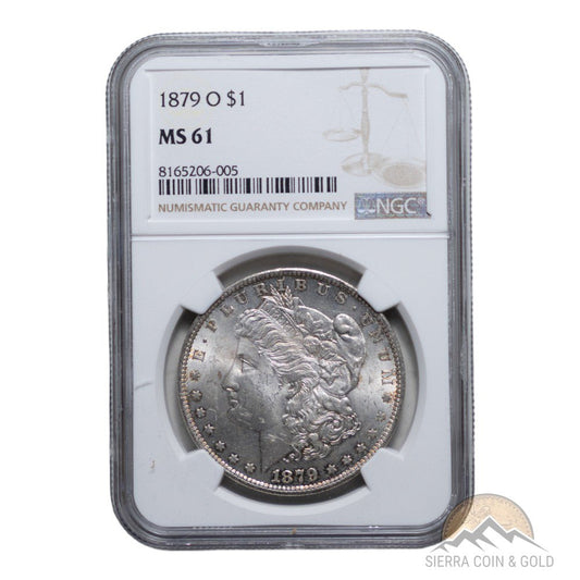 1879 - O Morgan Silver Dollar - NGC MS61 - Sierra Coin & Gold