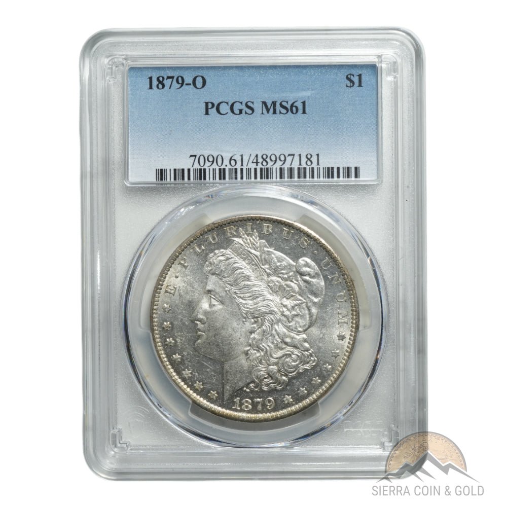 1879 - O Morgan Silver Dollar – PCGS MS61 - Sierra Coin & Gold