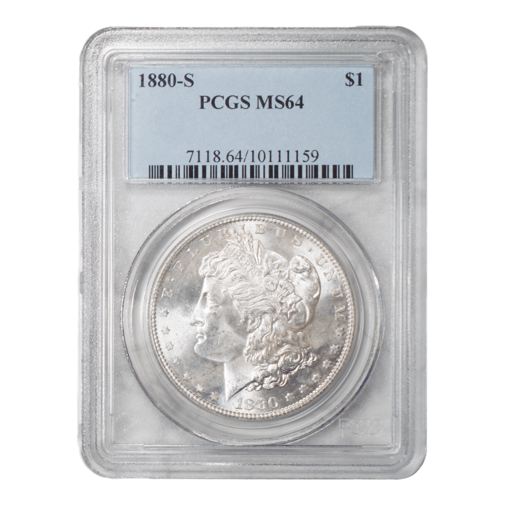 1880-S Morgan Dollar PCGS MS64 - SCG