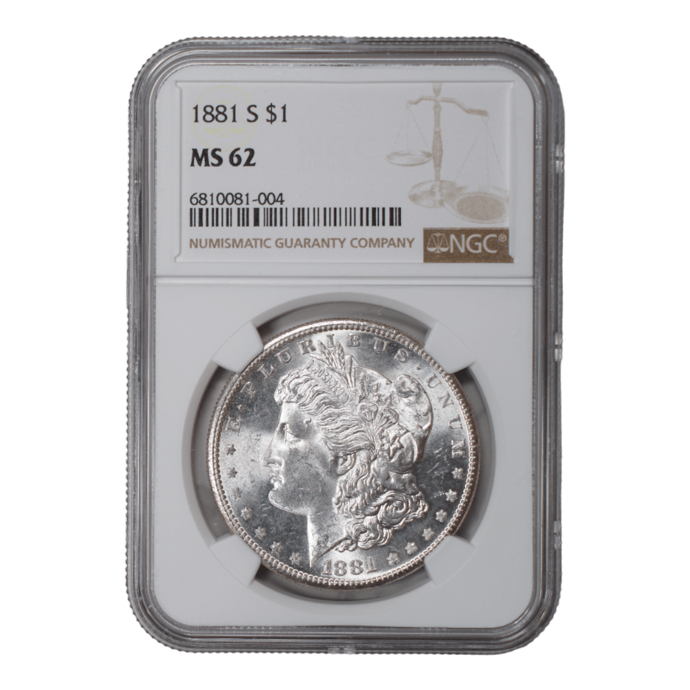 1881-S Morgan Dollar NGC MS62 - SCG