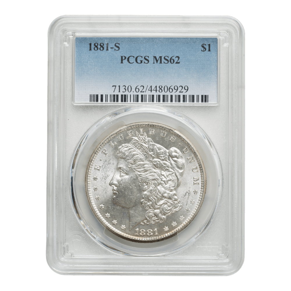 1881-S Morgan Dollar PCGS MS62 - SCG