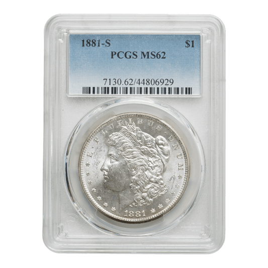 1881-S Morgan Dollar PCGS MS62 - SCG