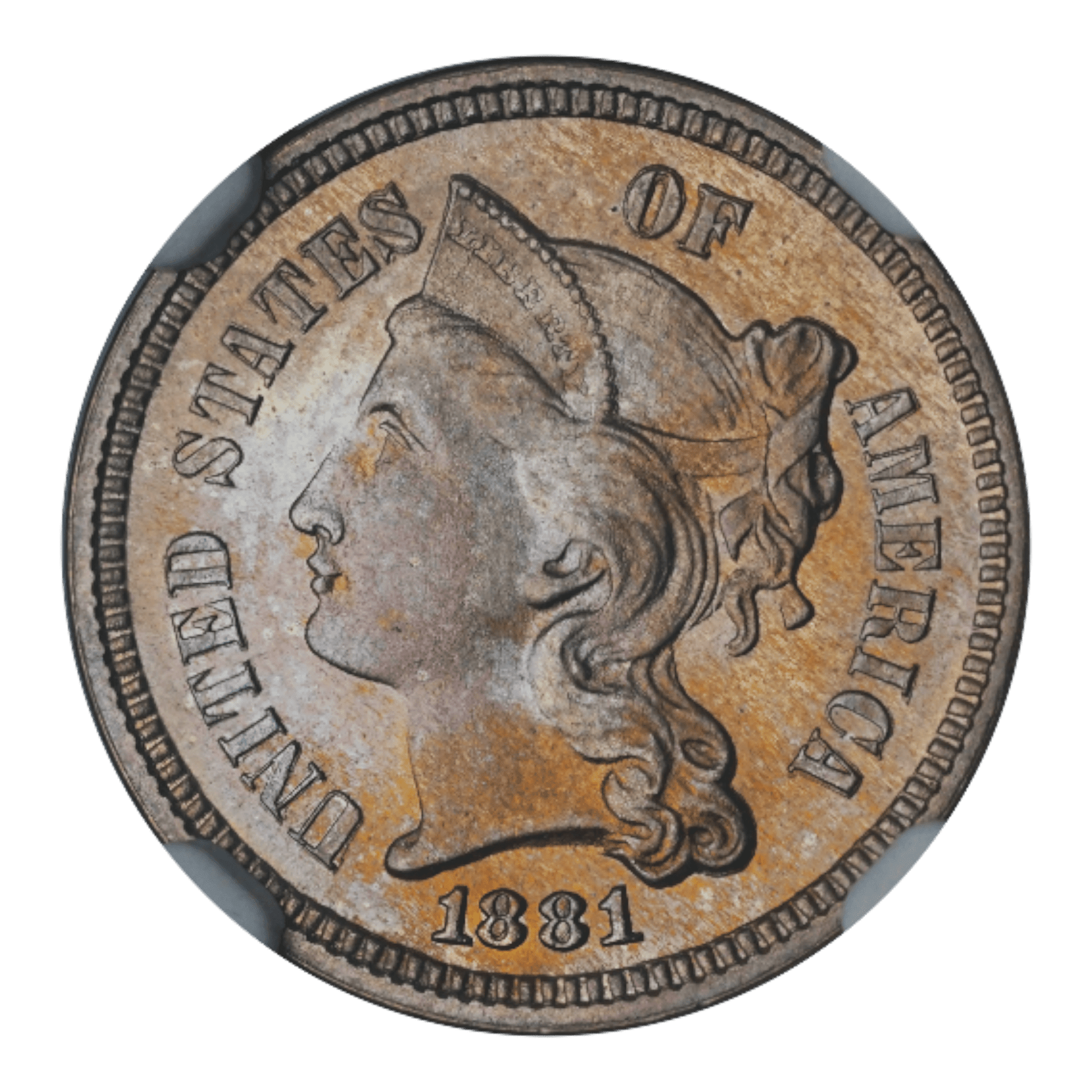 1881 Three Cent Nickel NGC PF67 - SCG