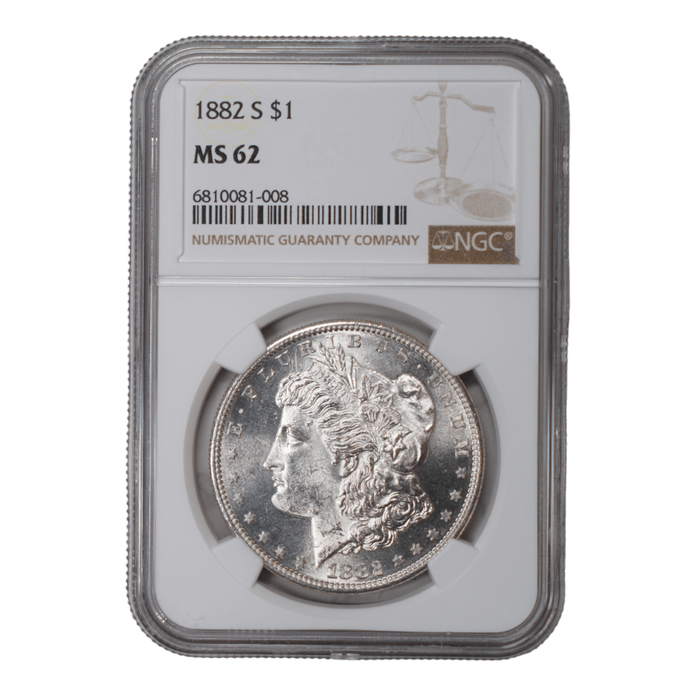 1882-S Morgan Dollar NGC MS62 - SCG