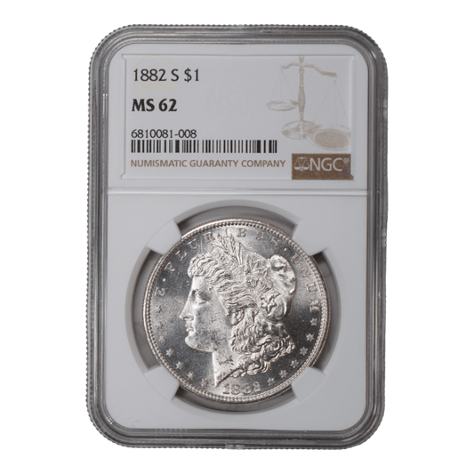 1882-S Morgan Dollar NGC MS62 - SCG