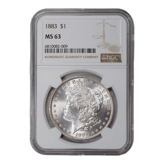 1883 Morgan Dollar NGC MS63 - SCG