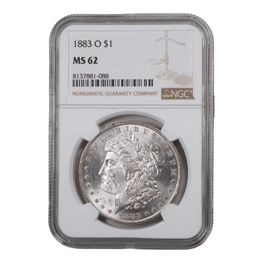 1883-O Morgan Dollar NGC MS62 - SCG