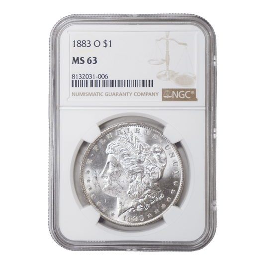 1883-O Morgan Dollar NGC MS63 - SCG