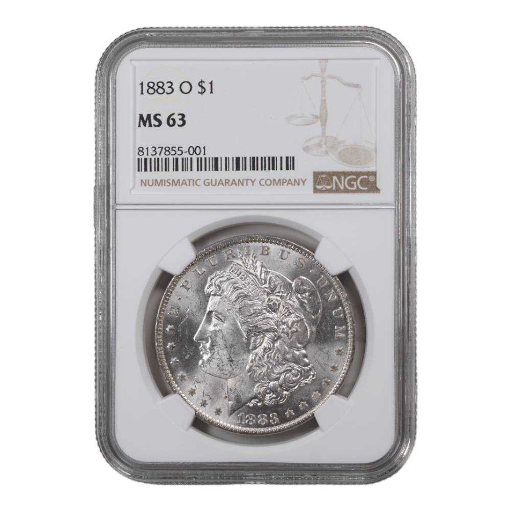 1883-O Morgan Dollar NGC MS63 - SCG