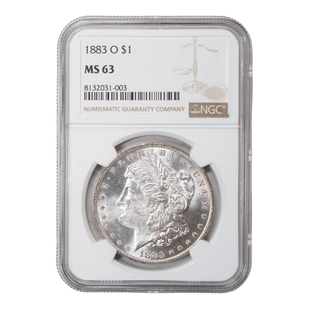 1883-O Morgan Dollar NGC MS63 - SCG