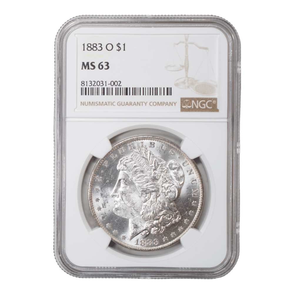 1883-O Morgan Dollar NGC MS63 - SCG