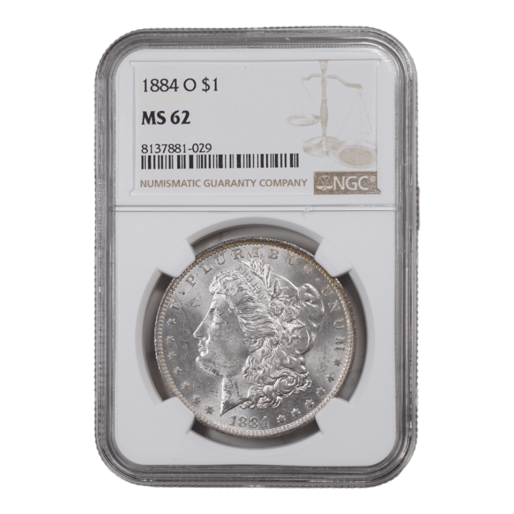 1884-O Morgan Dollar NGC MS62 - SCG