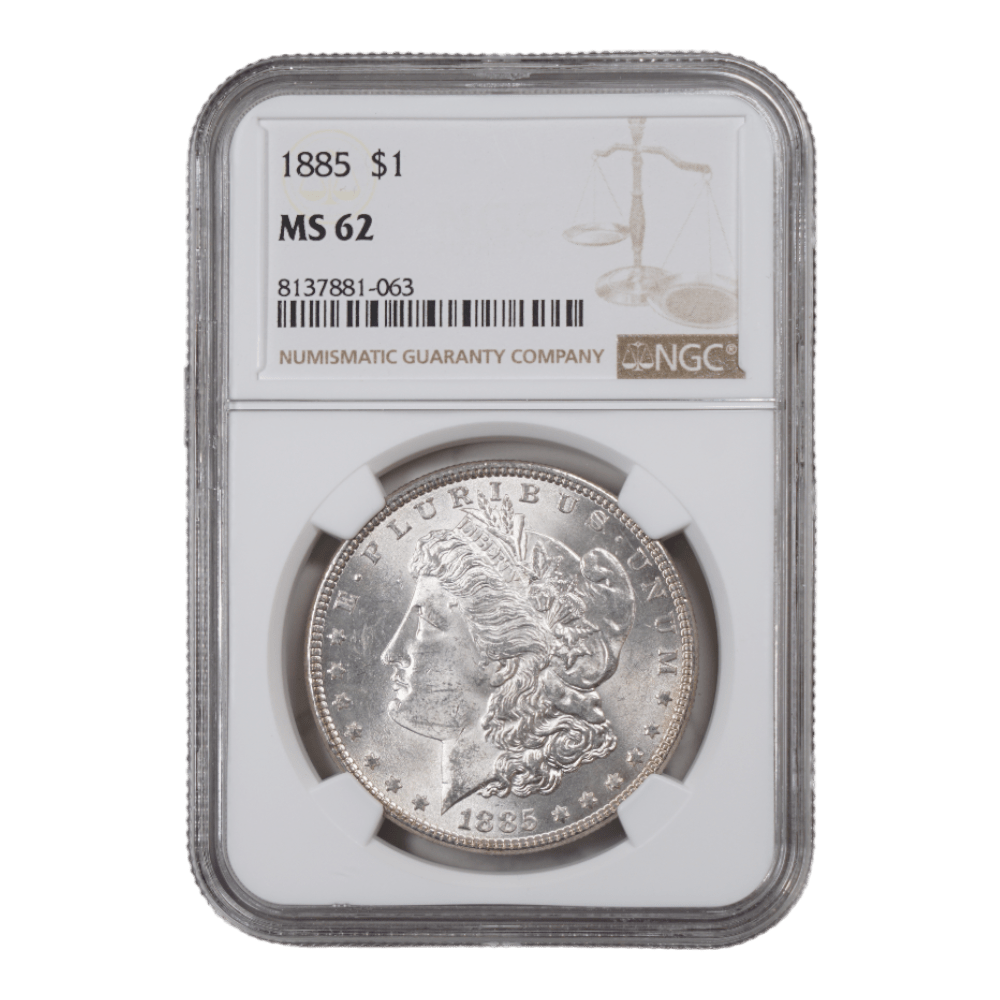 1885 Morgan Dollar NGC MS62 - SCG