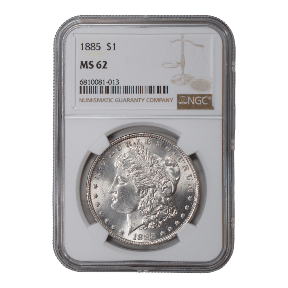 1885 Morgan Dollar NGC MS62 - SCG