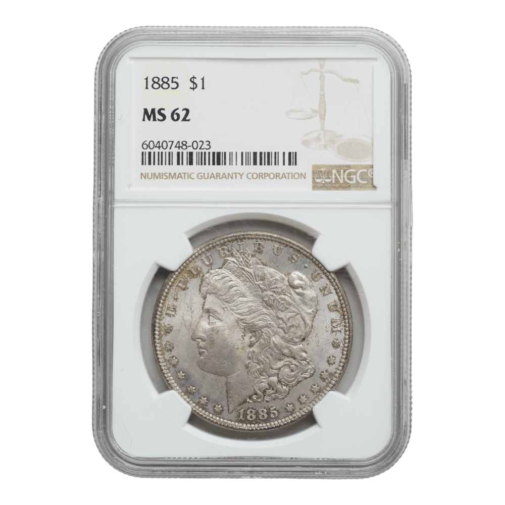 1885 Morgan Dollar NGC MS62 - SCG