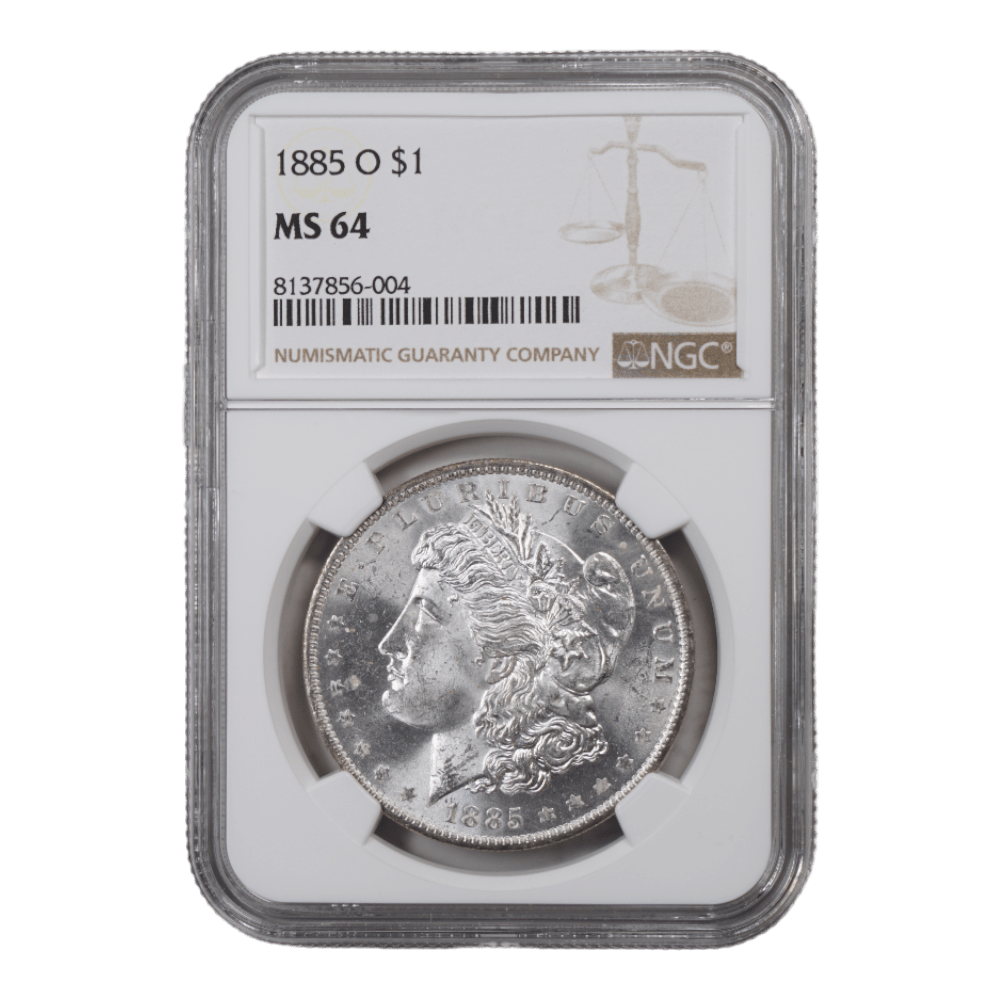 1885-O Morgan Dollar NGC MS64 - SCG