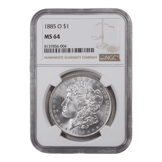 1885-O Morgan Dollar NGC MS64 - SCG