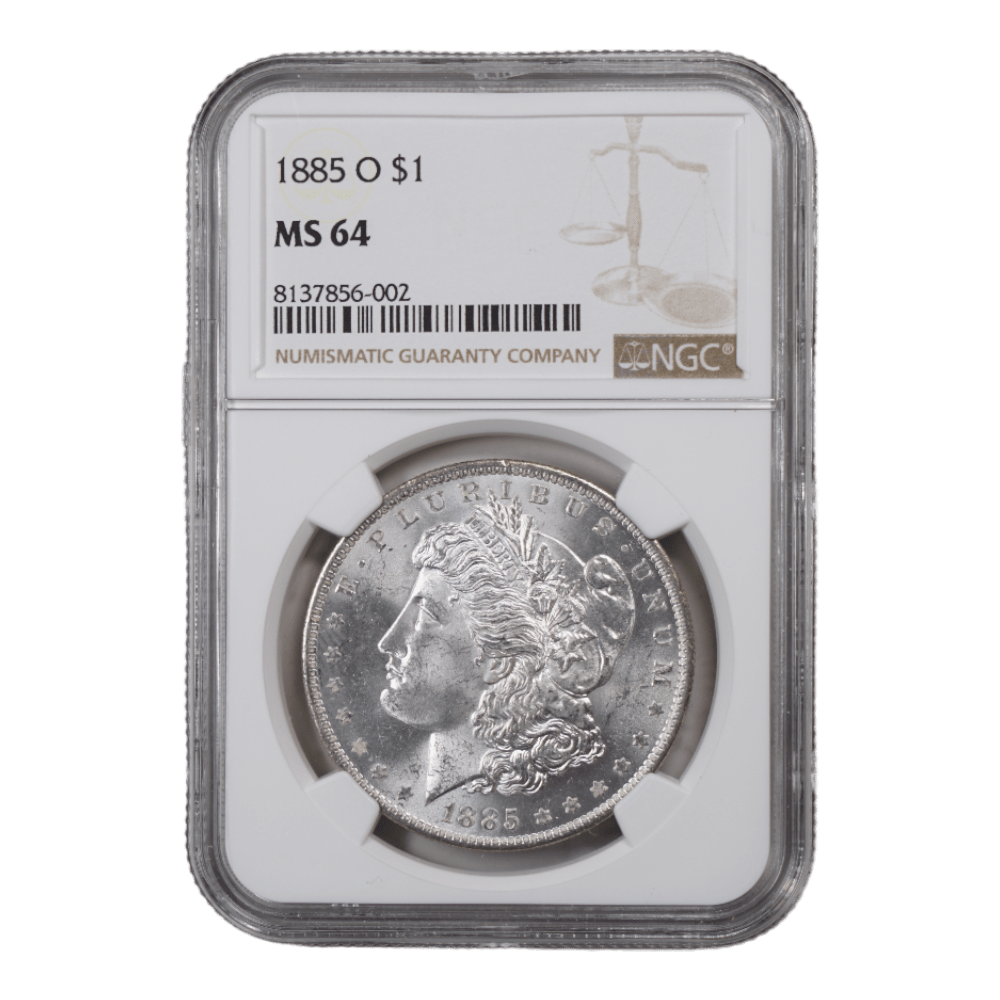 1885-O Morgan Dollar NGC MS64 - SCG