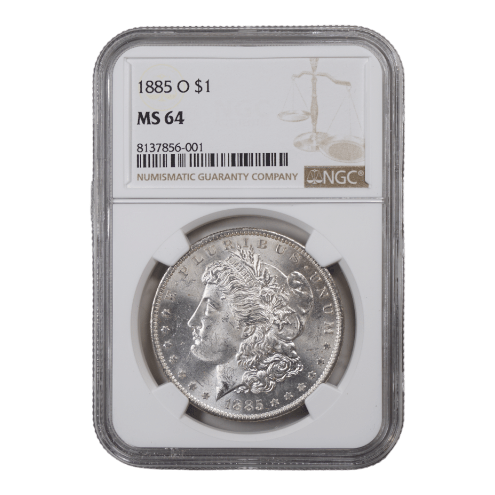 1885-O Morgan Dollar NGC MS64 - SCG