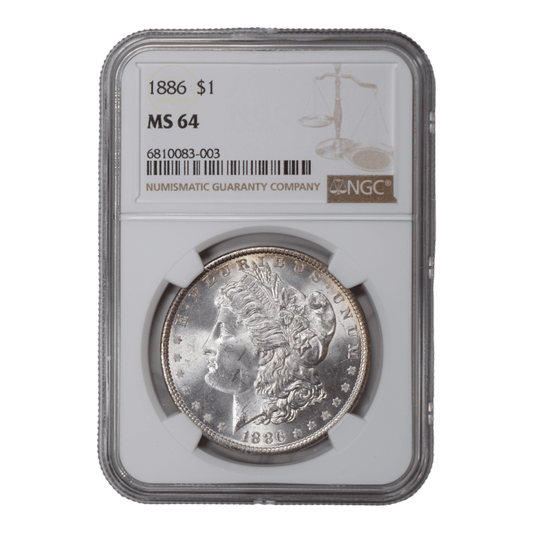 1886 Morgan Dollar NGC MS64 - SCG