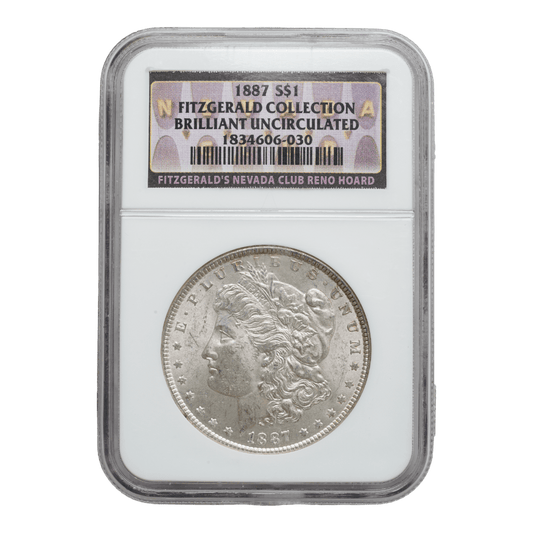 1887 Morgan Dollar NGC BU (MS63) - SCG