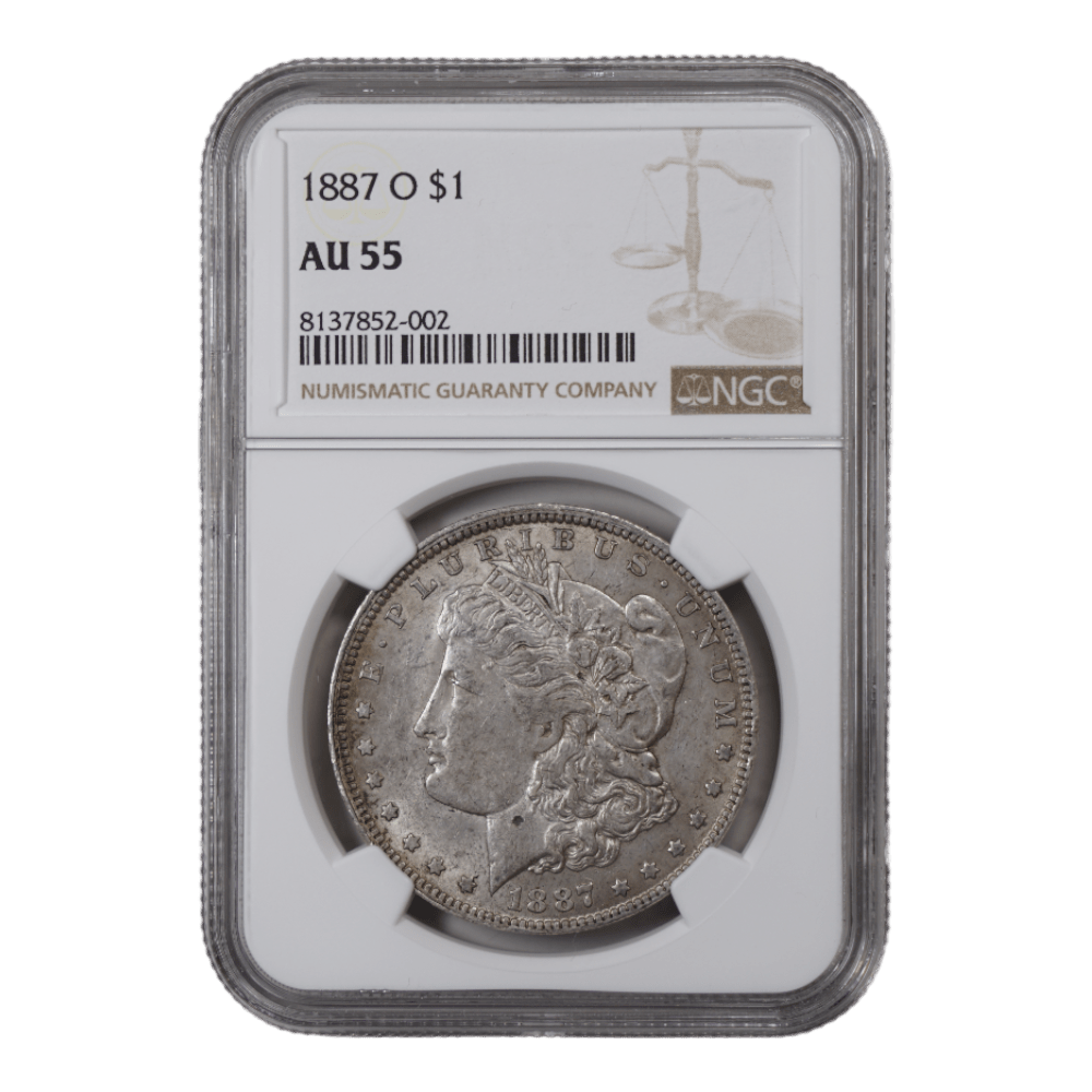 1887-O Morgan Dollar NGC AU55 - SCG