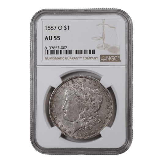 1887-O Morgan Dollar NGC AU55 - SCG