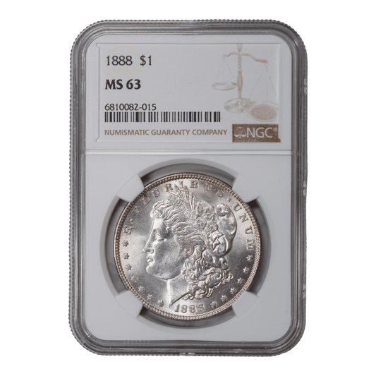 1888 Morgan Dollar NGC MS63 - SCG