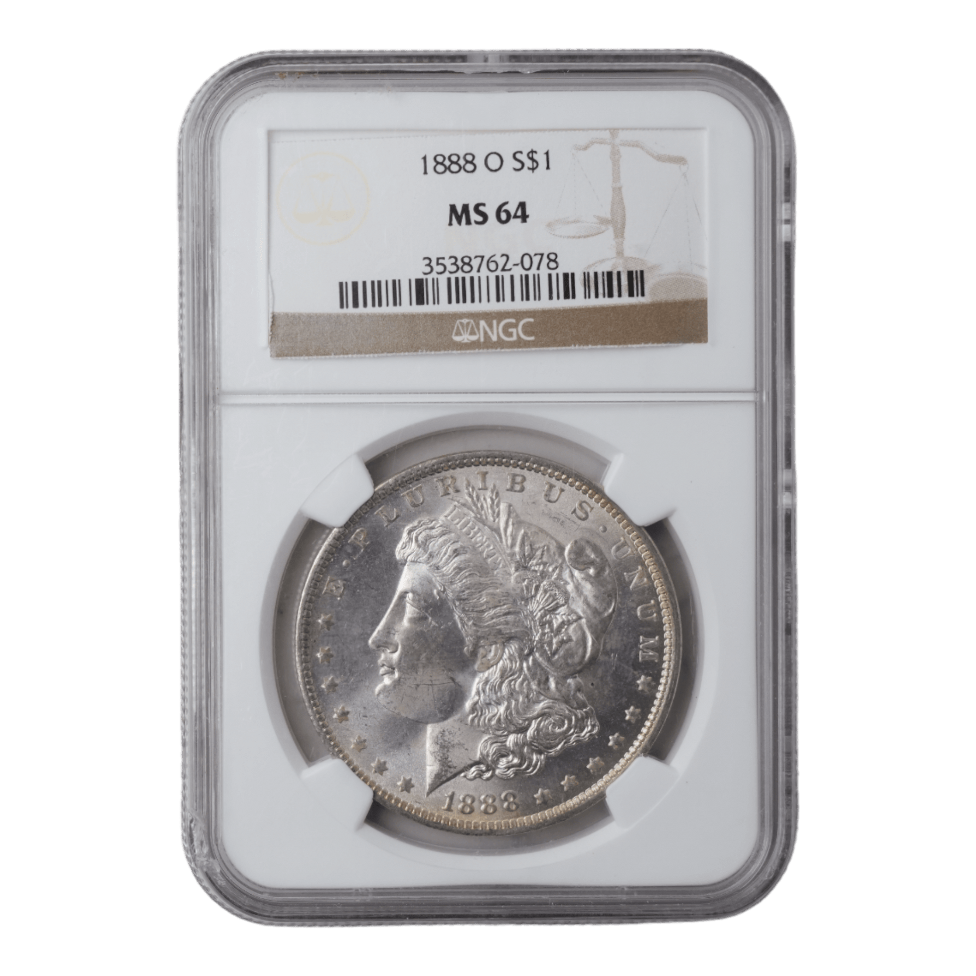 1888 - O Morgan Dollar NGC MS64 - SCG