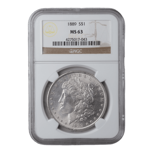 1889 Morgan Dollar NGC MS63 - SCG