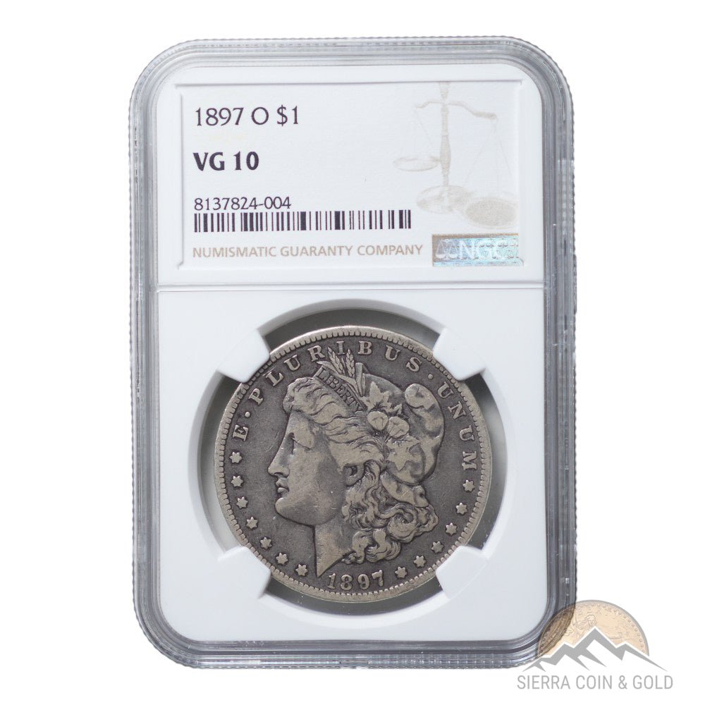 1897 - O Morgan Silver Dollar - NGC VG10 - Sierra Coin & Gold