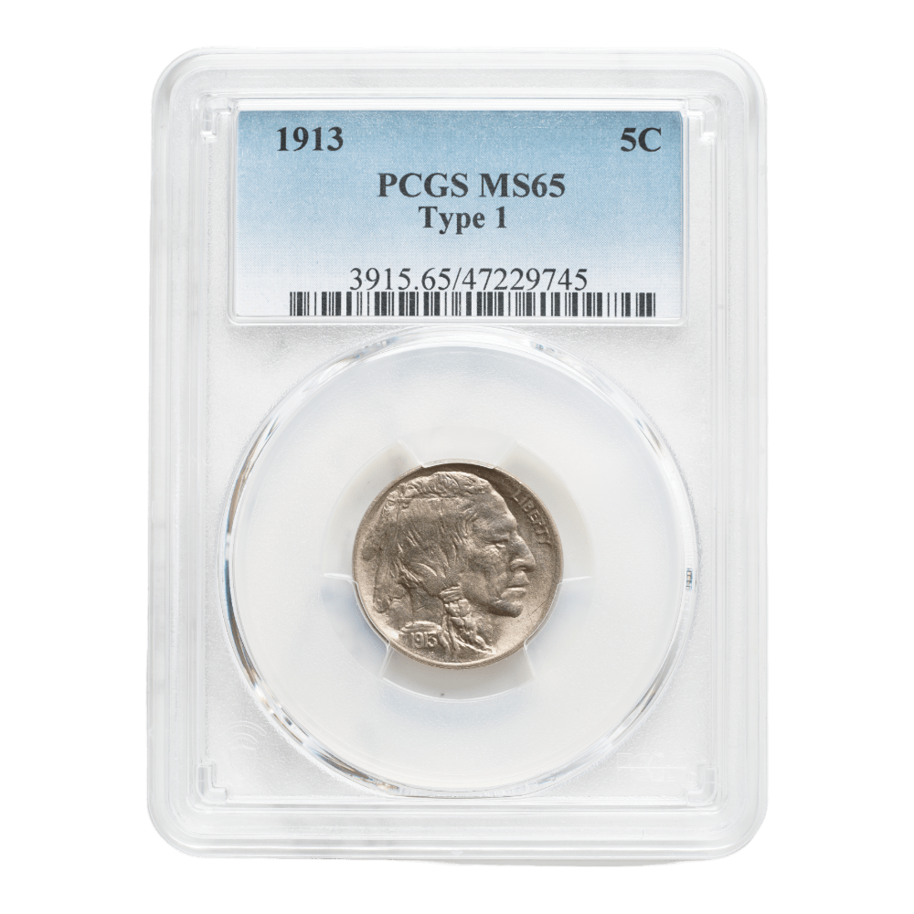 1913 Type 1 Buffalo Nickel PCGS MS65 - SCG