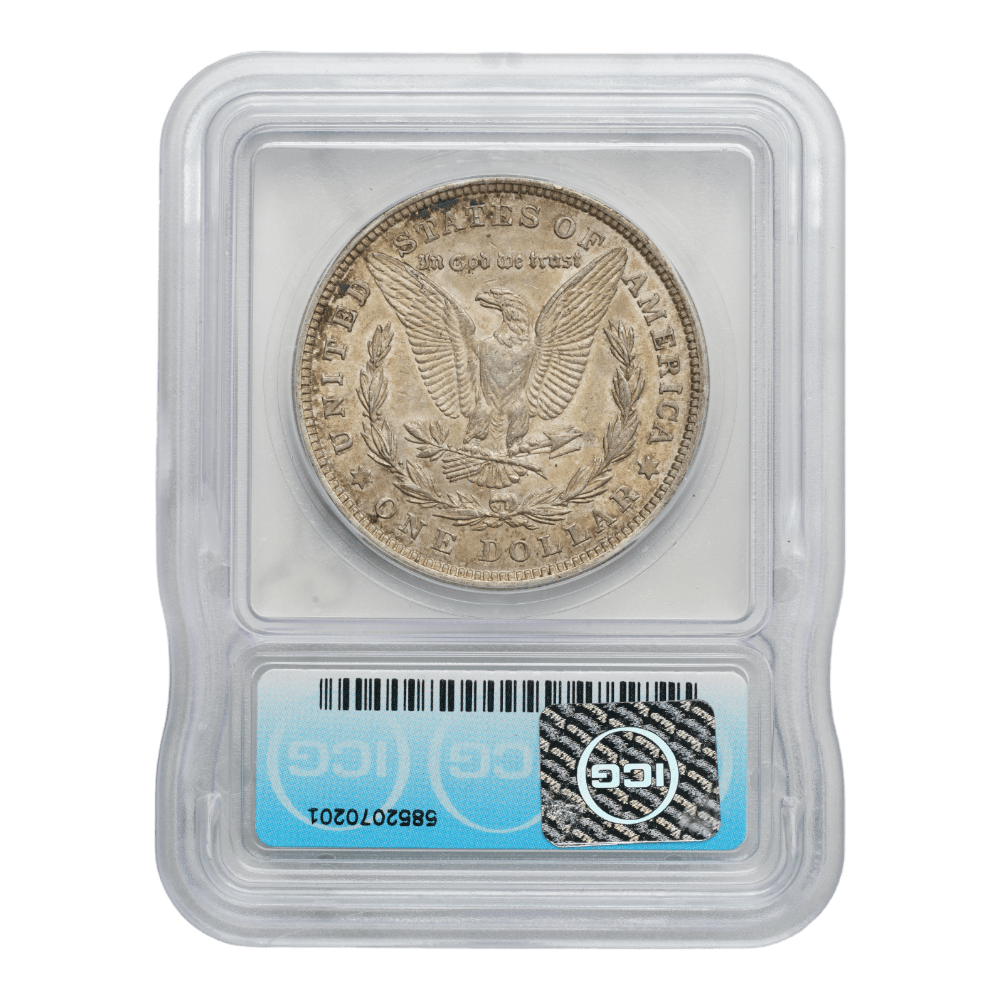 1921 Morgan Dollar ICG-AU58 - SCG