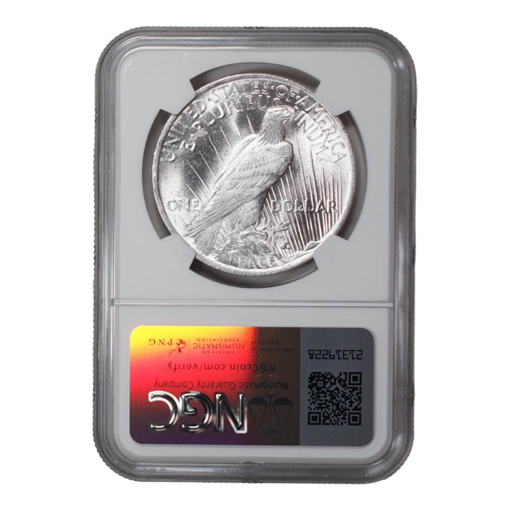 1923 Peace Dollar NGC MS63 - SCG