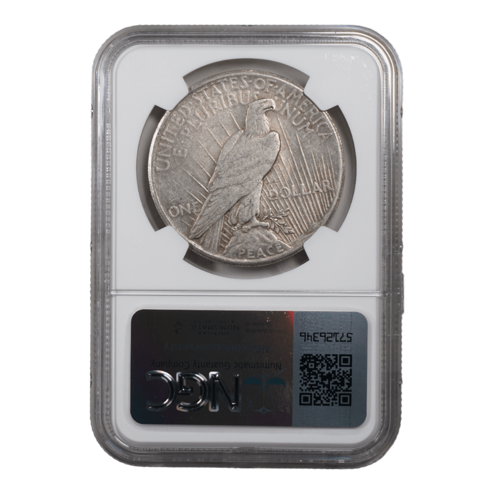 1927 Peace Dollar NGC AU53 - SCG