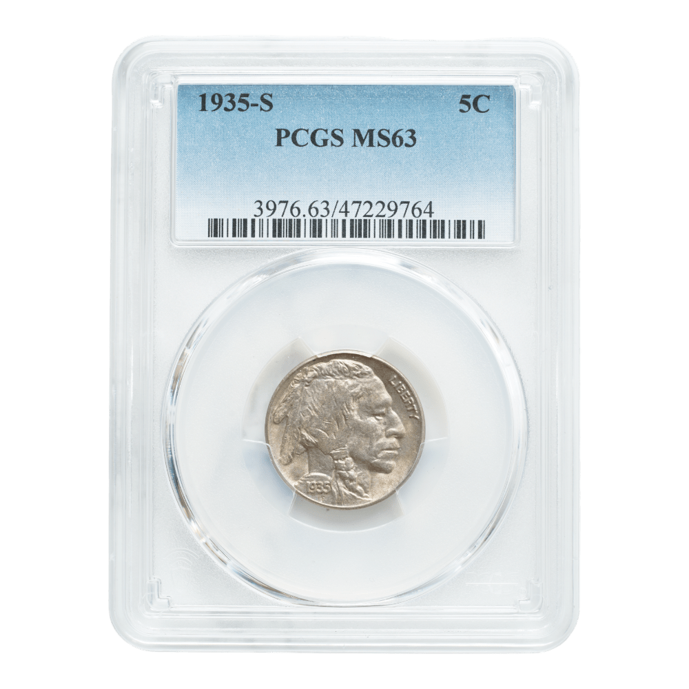 1935-S Buffalo Nickel PCGS MS63 - SCG