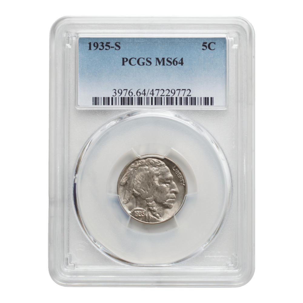 1935-S Buffalo Nickel PCGS MS64 - SCG