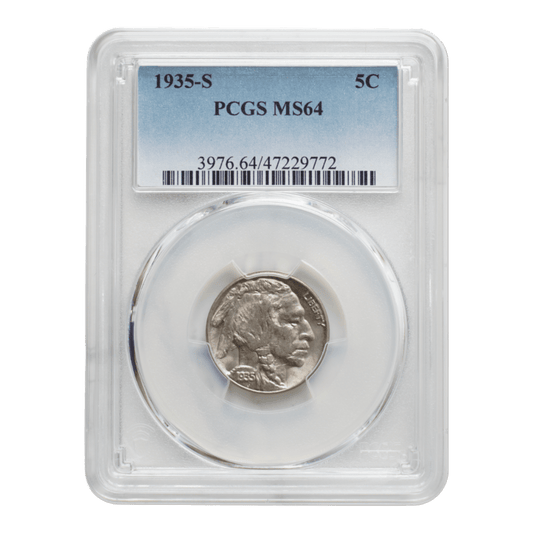 1935-S Buffalo Nickel PCGS MS64 - SCG