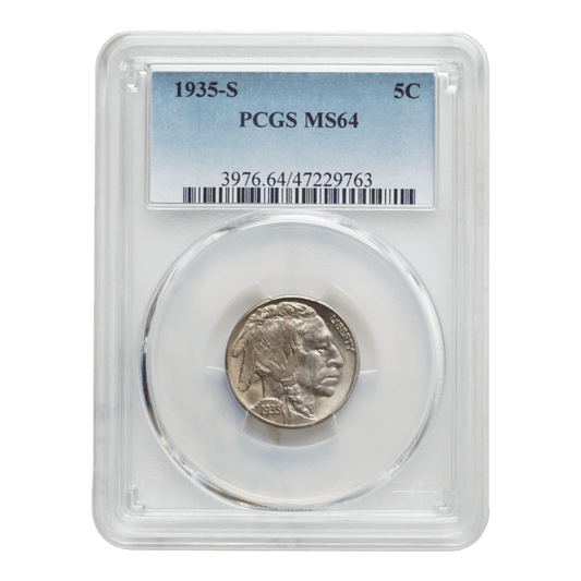 1935-S Buffalo Nickel PCGS MS64 - SCG