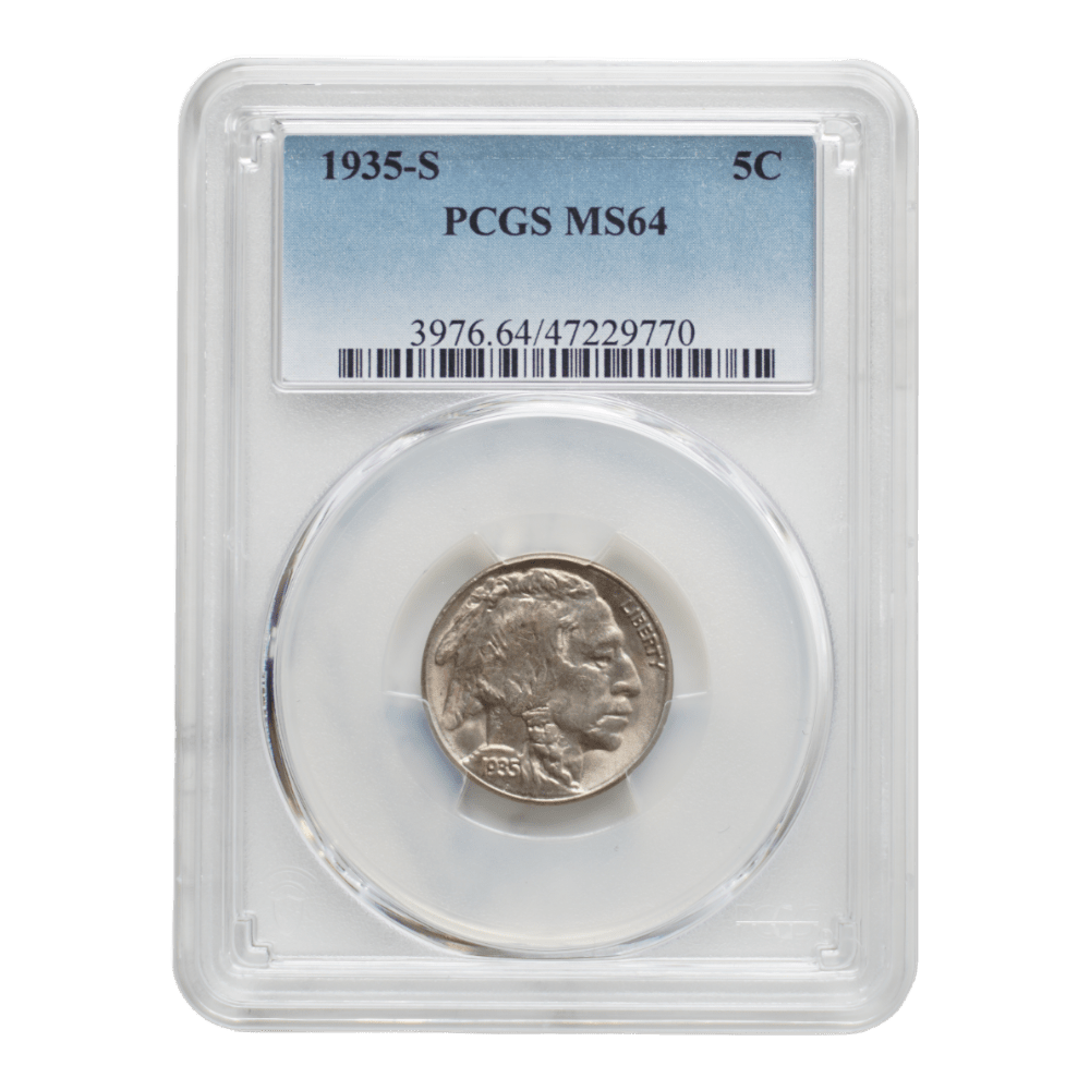 1935-S Buffalo Nickel PCGS MS64 - SCG